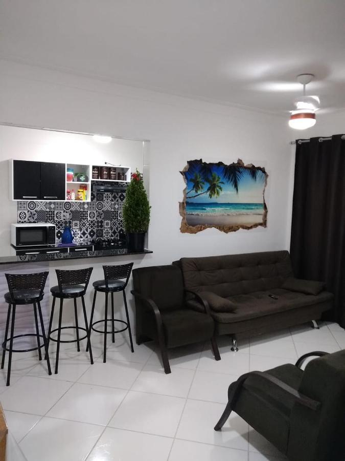 شقة Praia Grande -Ocian Rio D'Ouro Ape 70Mt Do Mar المظهر الخارجي الصورة